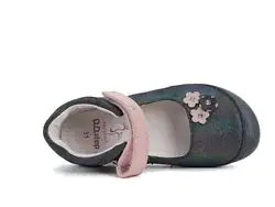 -royal-blue-04 Balerini din piele din colecția „înapoi la școală” de la DD Step, model barefoot
