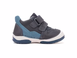 Pantofi primii pasi piele naturala, DDSTEP model ortopedic prezinta talonet