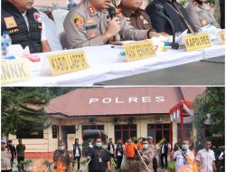 Polres Langkat Musnahkan 370,62 Gram Sabu, 90 Pil Ekstasi dan 17,46 Gram Ganja