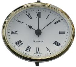 Large Oval Caravan Clock Instrument