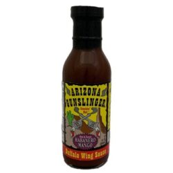 AZ Gunslinger Habanero Mango Buffalo Wing Sauce bottle
