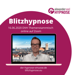 Blitzhypnose Hypnosestammtisch Alexander Seel