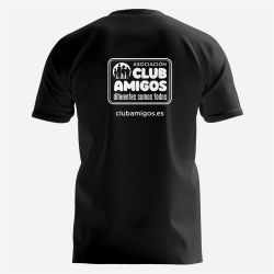 camiseta negra 2 club amigos