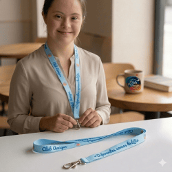 Lanyard con modelo