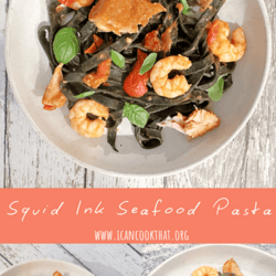 Squid Ink Seafood Pasta