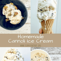 Homemade Cannoli Ice Cream