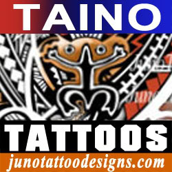 taino puerto rico boricua coqui tattoos created by Juno tattoo designer