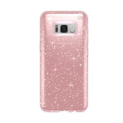 Протектор Speck за Samsung Galaxy S8, Удароустойчив, Clear Gold Glitter/Rose Pink - 4