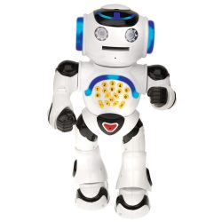 Детска интерактивна играчка, смарт образователен робот Powerman, Дистанционно управление, бял - 4