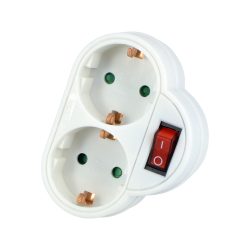 Адаптер с ключ Xmart 2 x Шуко гнезда