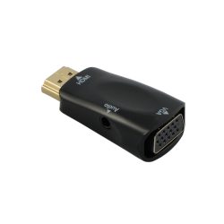 Адаптер Diva HDMI/m – VGA/f + Audio Out - черен