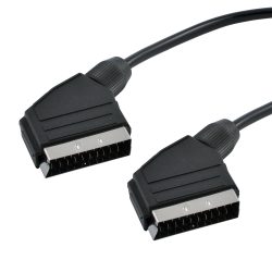 абел Diva SCART/m-SCART/m, 1.0 м, черен