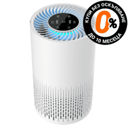 Бял пречиствател на въздух за дома и офиса Xmart AP200, сензорни бутони, измерване качеството на въздуха - 6