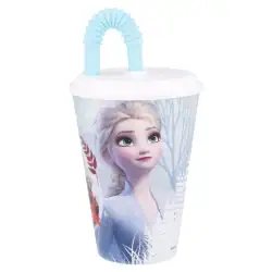 Детска чаша със сламка Frozen II, 430 мл