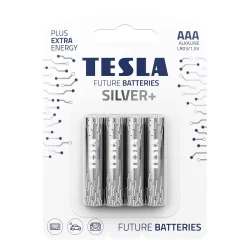 Комплект батерии TESLA – Silver+ , ALKALINE, AAA/LR03, 1.5V