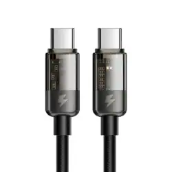 USB-C кабел за бързо зареждане на дигитални устройства - смартфони, таблети, лаптопи и други. 100W мощност. Xmart PowerOff функция - 1