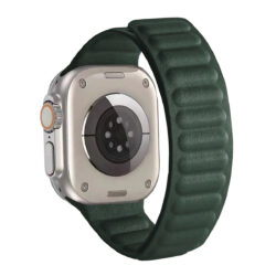 Каишка Xmart за Apple Watch, Магнитна, 22 мм, Зелена - 2