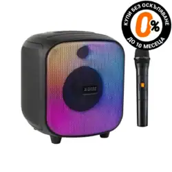 Аудио система Xmart BS30, Bluetooth, Микрофон, 30W, Черна на изплащане с 0% лихва и такси TBI Bank - 1