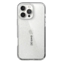 Калъф Speck - Gemshell Clear Glitter, iPhone 16 Pro Max, Прозрачен - 2