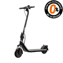 Достъпна електрическа тротинетка с преден амортисьор Segway E2 E II за деца и тинейджъри, доставяща пробег до 25км и макс. скорост до 20км/ч, сгъваема - 1