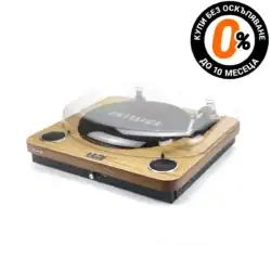 Стилен грамофон с корпус от светло естествено дърво Aiwa LPS-25WD, съчетаващ модерни технологии като Bluetooth, USB-A порт -5