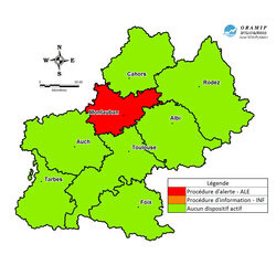 Pollution. léger mieux à Tarbes, Montauban en alerte rouge