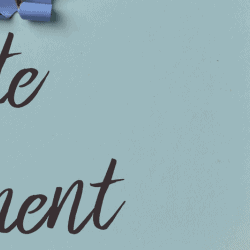 Late Payment sticky note and calculator
