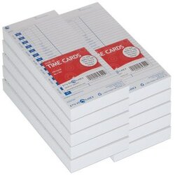 35100-10M Pyramid Time Cards, 1000/pk