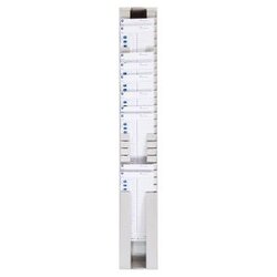 400-3 Pyramid Adjustable Time Card Rack, 25 Pocket