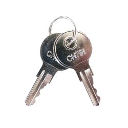 41479K Pyramid Replacement Key for 3500SS, 3550SS, 3600SS, 3700, 4000, 4000Pro, 4000HD, 5000, 5000HD Time Clock, 7000 Master Clock 2/pk