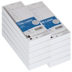 44100-10M Pyramid Time Cards, 1000/pk