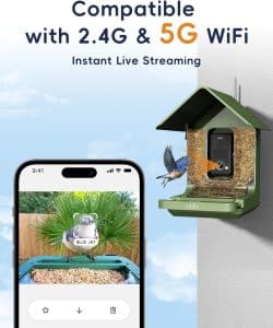 Hd Video Window Bird Feeder Camera
