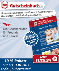 Gutscheinbuch_Aktion_Weihnachten_2012 10 % Rabatt auf das Gutscheinbuch - und dafür Provision für mich..