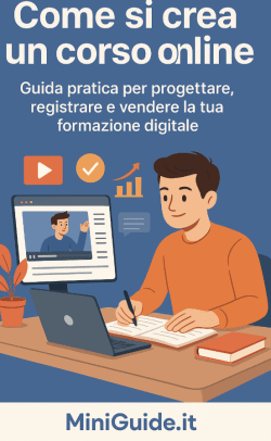 Come creare un corso online: MiniGuida pratica 2025