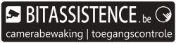 logo van BitAssistence camerabewaking in het zwart