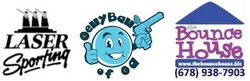 Three logos for entertainment venue