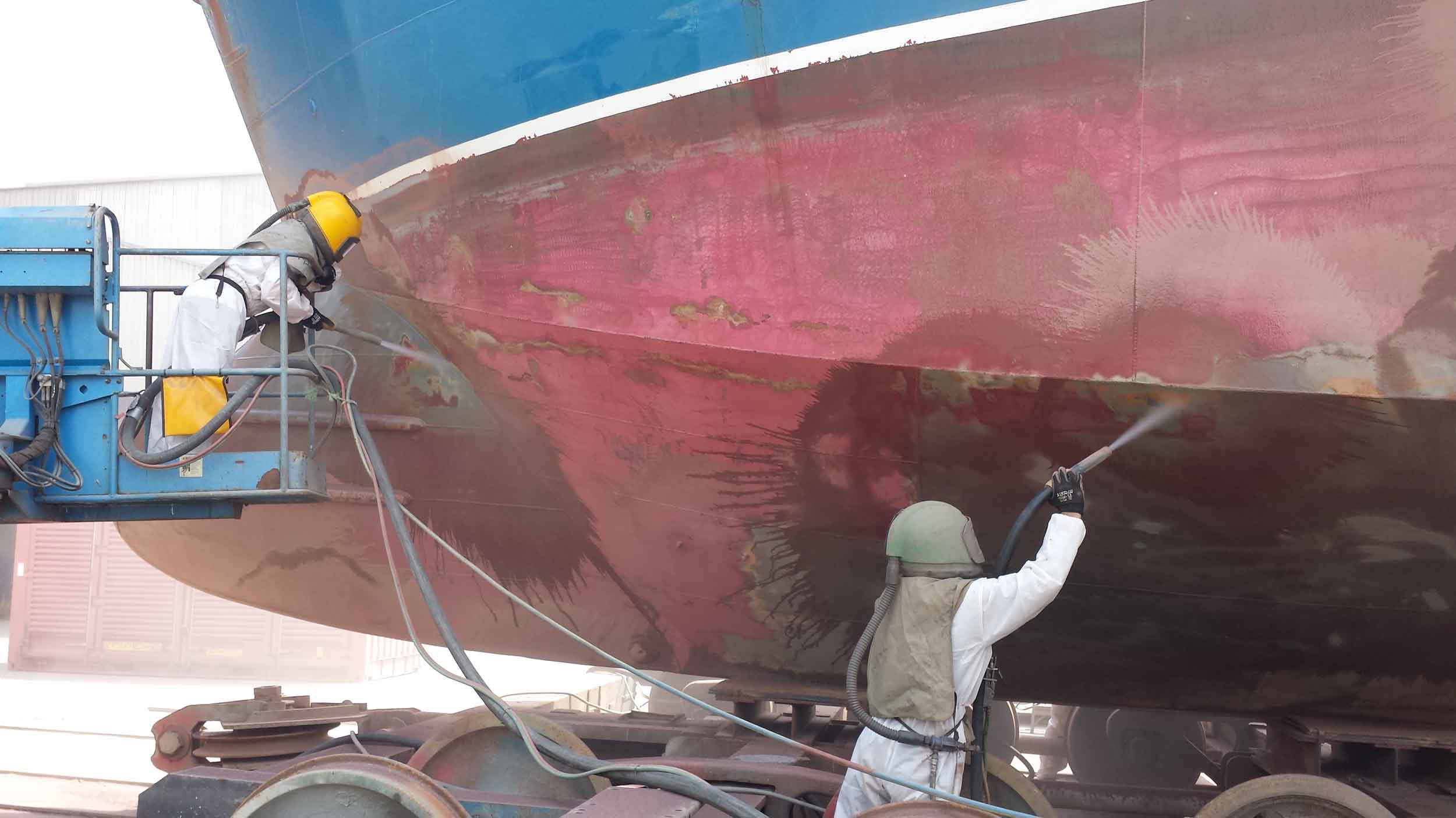 Mobile blasting service Massachusetts