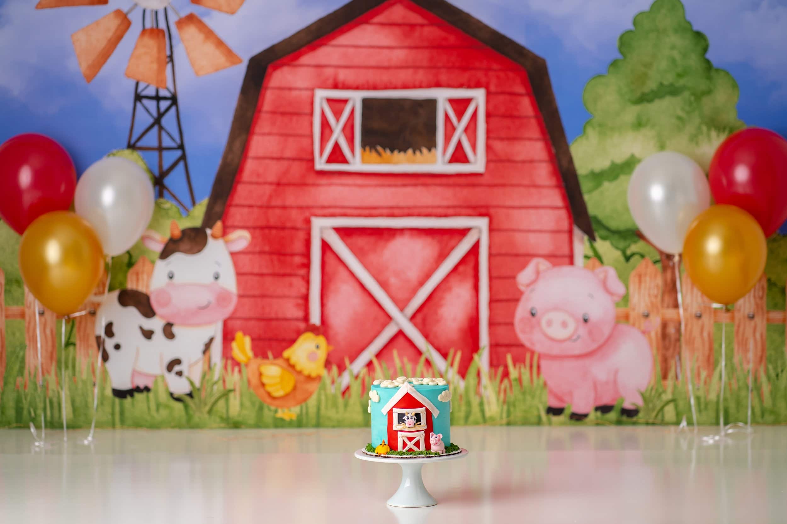 Farm Animals Cake Smash