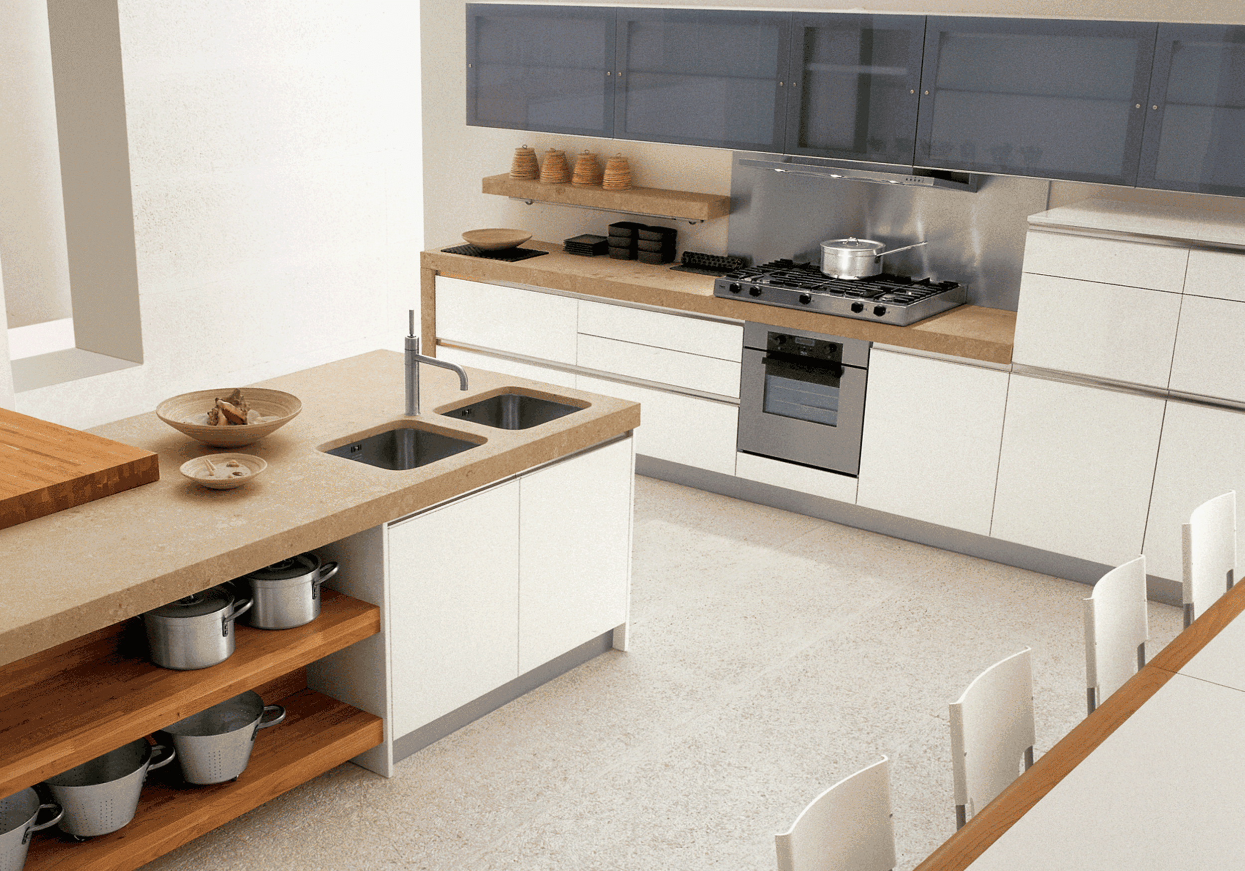 Cocina Blanco polar