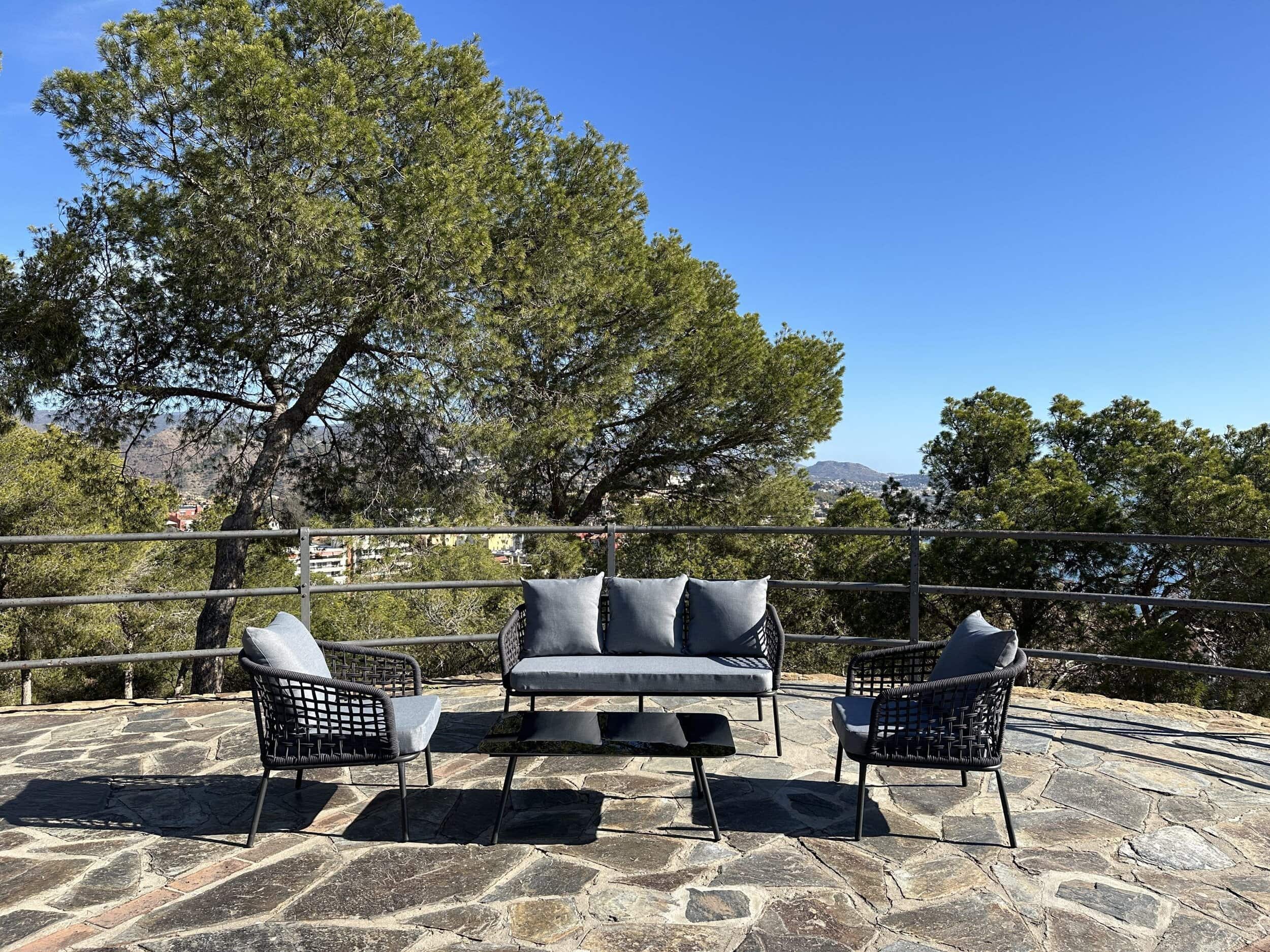 Muebles de jardín en aluminio