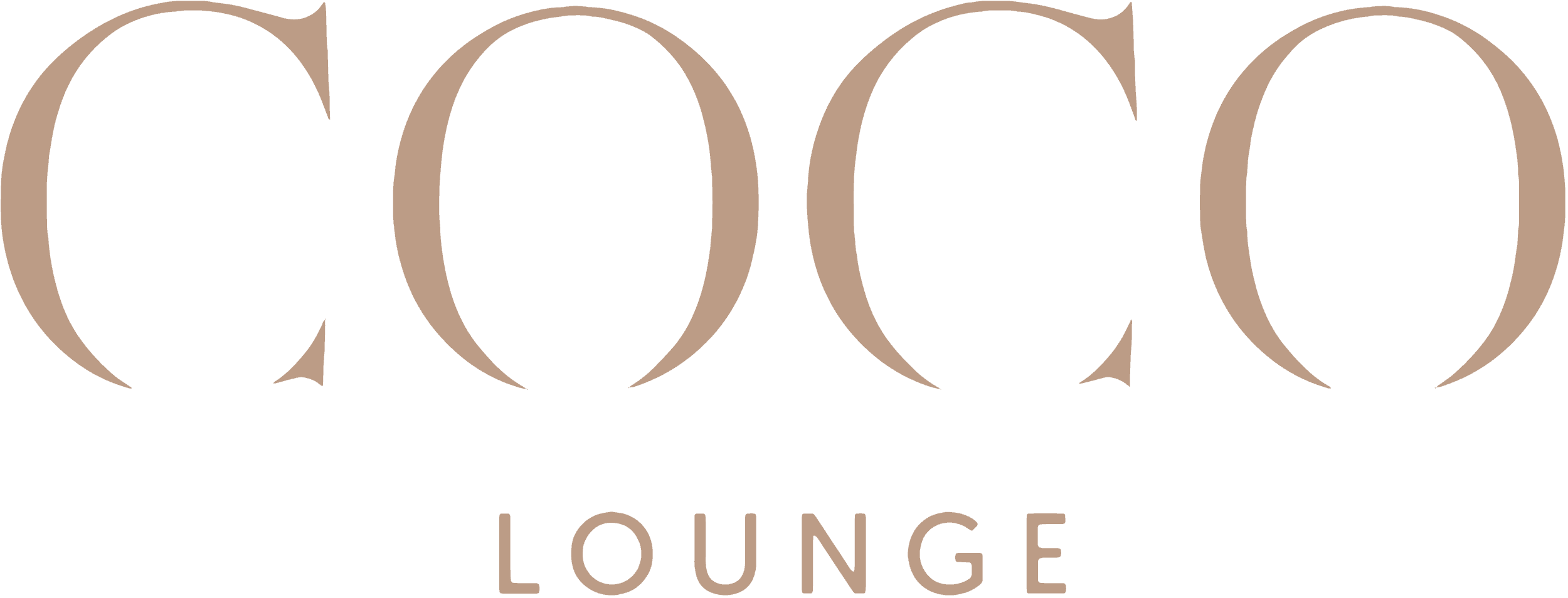 Coco-Lounge_Logo_Beige Logo of Coco Lounge in beige, showcasing the brand's elegant and sophisticated identity.