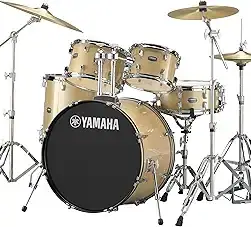 Yamaha Rydeen 5-Piece Drum Set With 22" Bass Drum,  Champagne Glitter