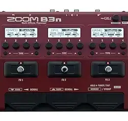 Zoom B3n Multi-Effects Processor for Bassists (Red)