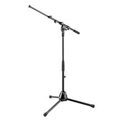 Konig & Meyer, Mic Stand with Boom Arm, Low Level, 3/8″ Black 25900 300 55