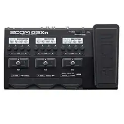 Zoom G3Xn Multi-Effects Processor with Expression Pedal for Guitarists (Black)
