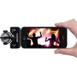 Zoom iQ5 Black / White Professional Stereo Microphone - Image 4