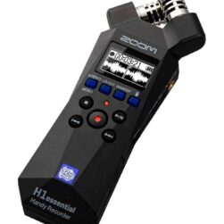Zoom H1essential Stereo Handy Recorder (2024 Model, Essential Series) with 32-Bit Float, Accessibility, X/Y Microphones, USB Microphone, Portable, for Musicians, Podcasters, Filmmakers