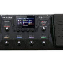 Zoom G6 Guitar Multi-Effects Processor with Expression Pedal, Touchscreen Interface, 100+ Built in Effects, Amp Modeling, IR’s, Looper, & Audio Interface for Direct Recording to Computer