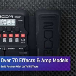 Zoom G2 Four Guitar Multi-Effects Processor, Multi-Layered IR’s, Amp Modeling, 75+ Built-in Effects, Looper, Rhythm Section, Tuner, Audio Interface, Lightweight