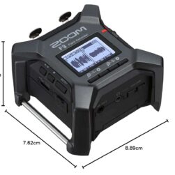 Zoom F3 Professional Field Recorder, 32-bit Float Recording, 2 Channel Recorder, Dual AD Converters, 2 Locking XLR/TRS Inputs, Battery Powered, Wireless Control